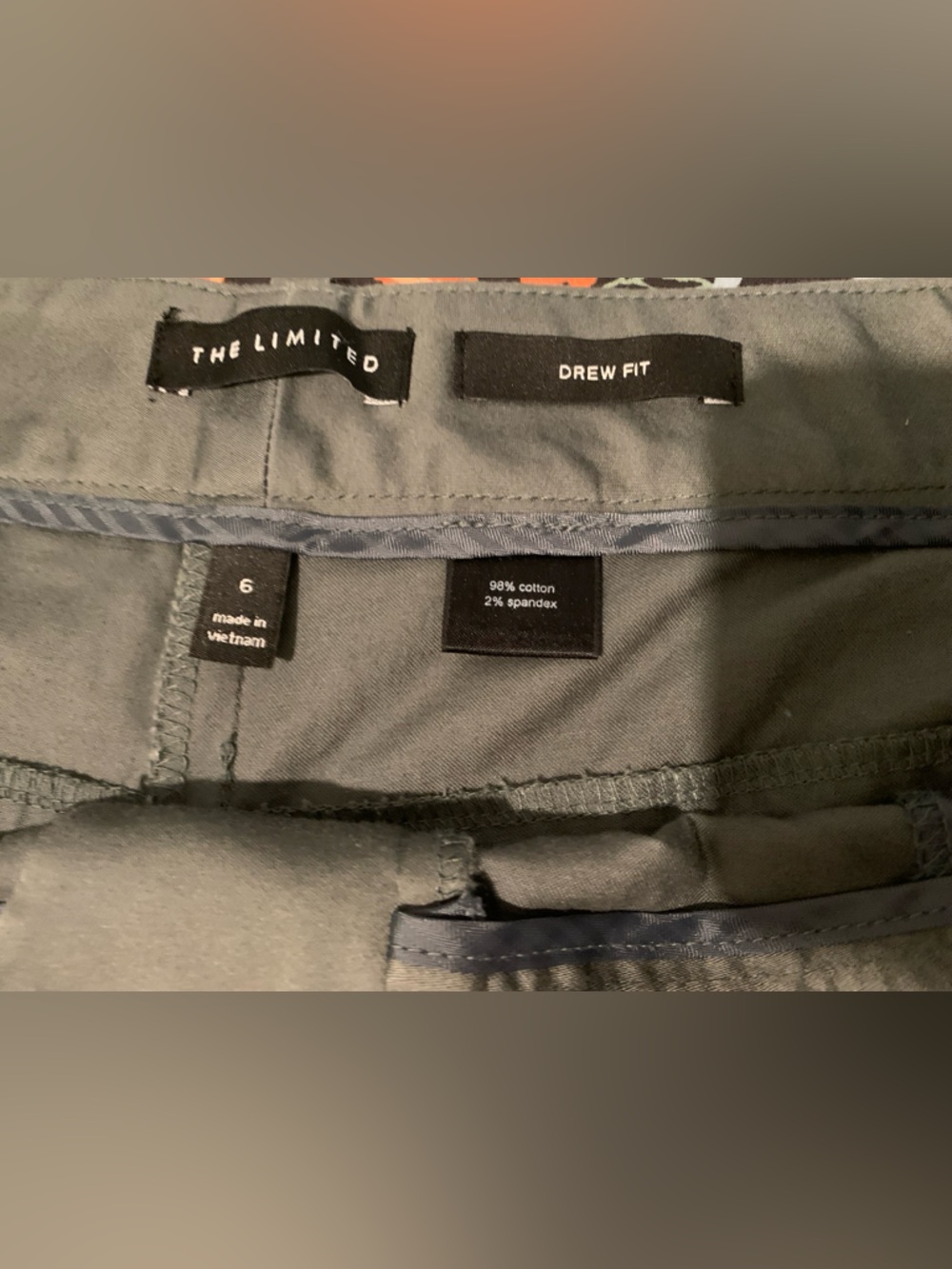 The Limited Slate Green Cuffed Bermuda Shorts - Picture 3 of 3